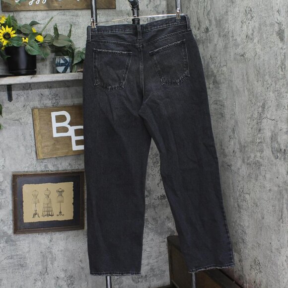 NEW Universal Thread Womens Mid-Rise 90's Baggy Jeans 88274708 Black 10 - Picture 3 of 8